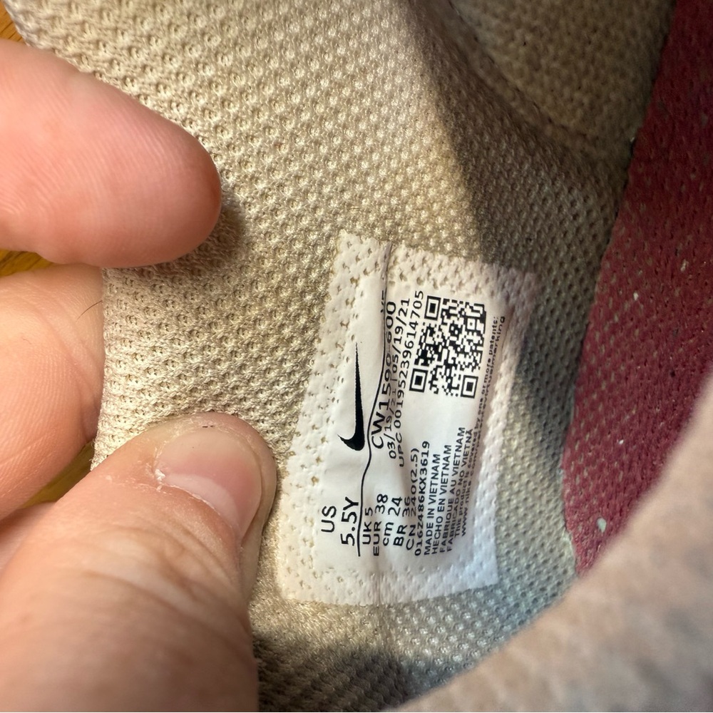 Nike Dunk Low Championship Red Sneakers - Picture 4 of 4